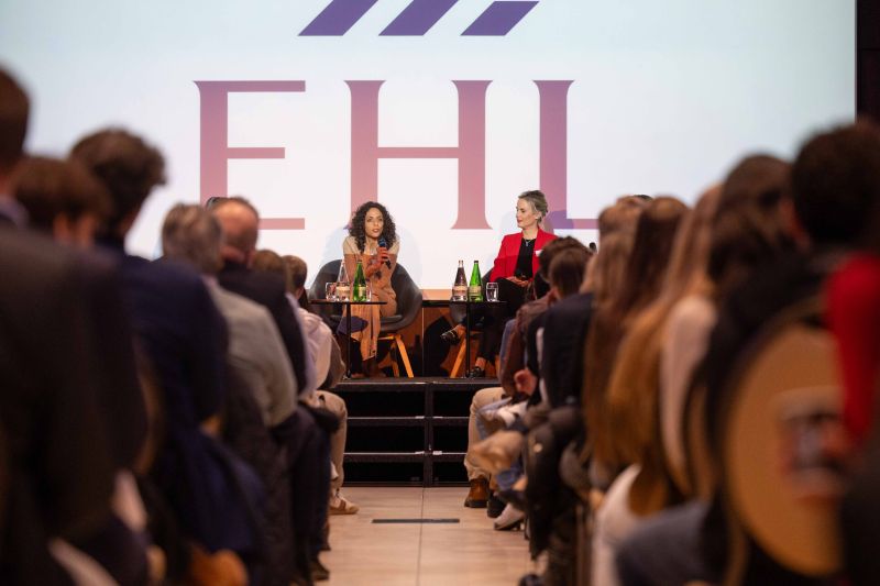 I didn't go back to EHL to talk about myself.
